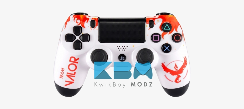 Custom Team Valor Ps4 Controller Control Sony Dual Shock Free Transparent Png Download Pngkey