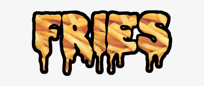 Fries Text - French Fries, transparent png #219587