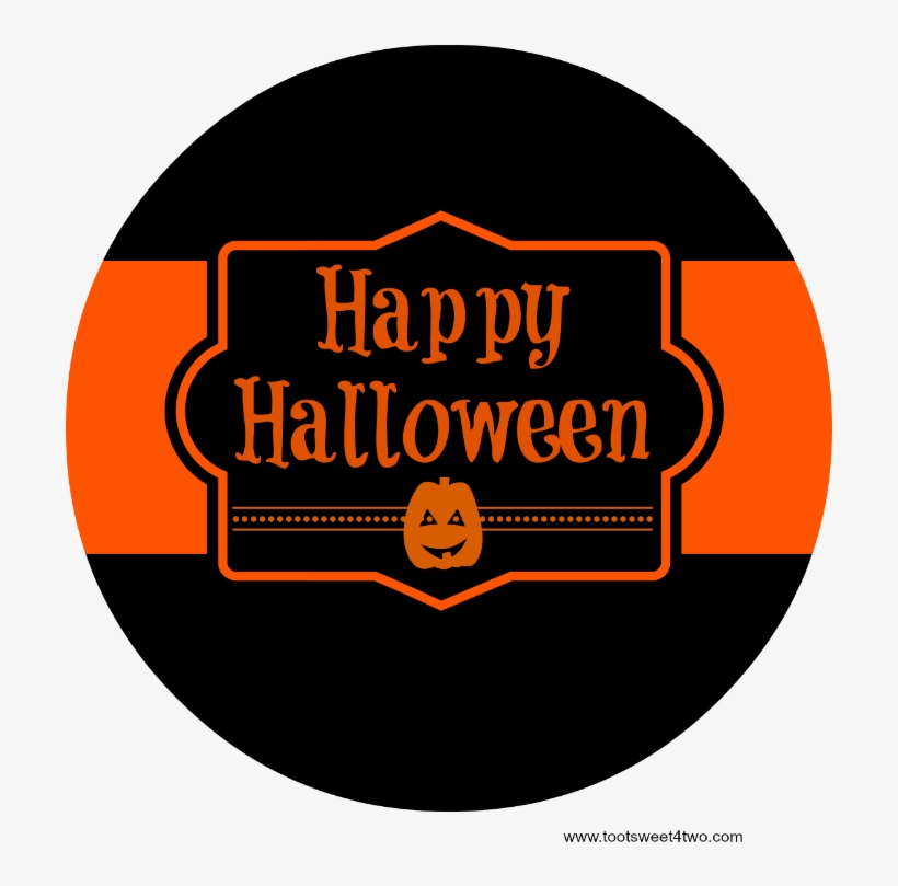 Happy Halloween Round 750×938 - Happy Place Mousepad, transparent png #219631