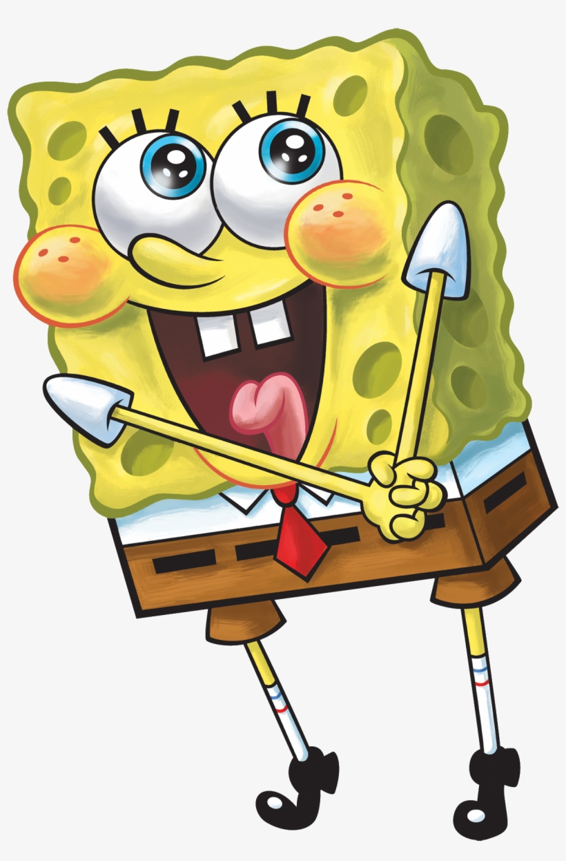 Spongebob Squarepants Smiling - Sponge Bob Square Pants, transparent png #219700