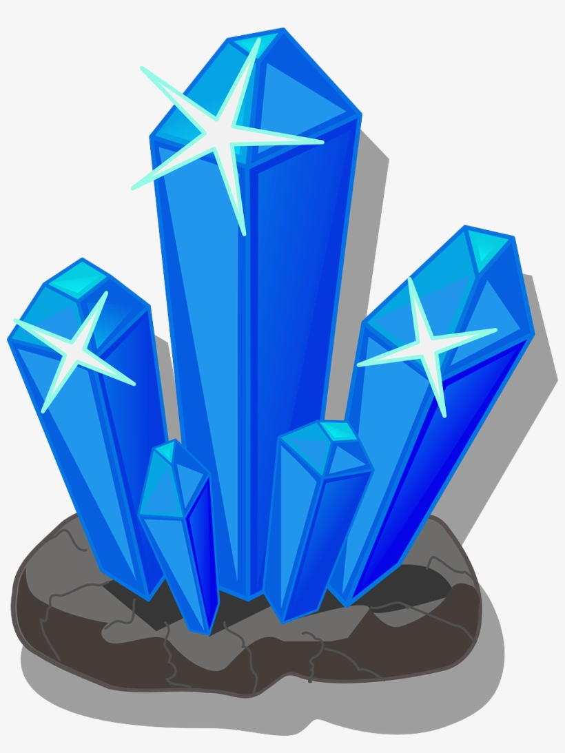 Crystal Clipart Salt Crystal - Minerals Clipart, transparent png #219929