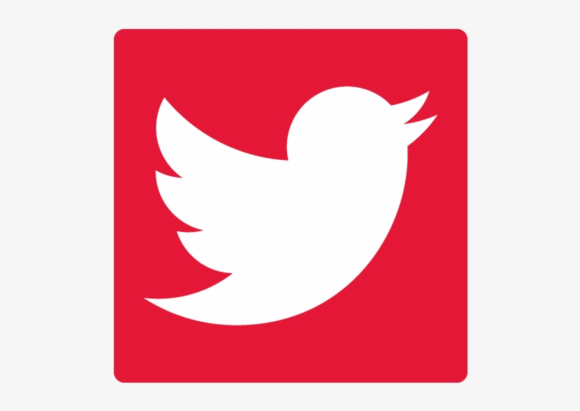 Red Twitter Logo Png Picture Transparent Library - Twitter Logo Vector Red, transparent png #219952