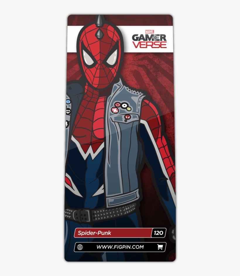 Spider-punk - Spider Punk Figpin, transparent png #2100264