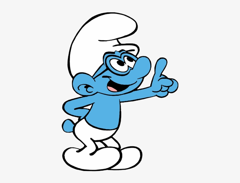 Clipart Freeuse Smurfs Drawing Smurfette - Smurf Clipart, transparent png #2100289