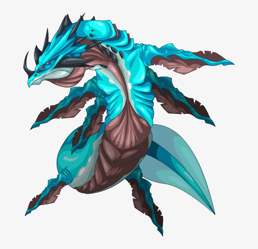 Vector Free Stock Water Monster Png For Free Download - Adventure Quest Water Dragon, transparent png #2100357