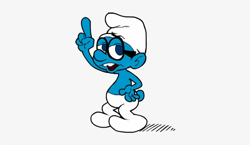 49 Kb Png - Smurf Hand Up, transparent png #2100376