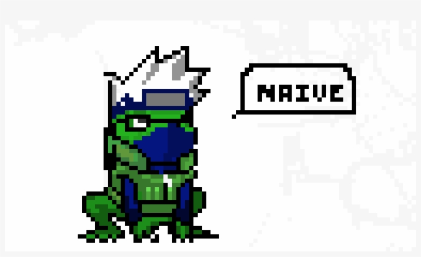 Kakashi Pixel Art - Illustration, transparent png #2100601