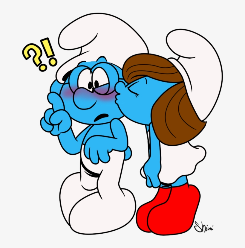 Like Papa Smurf Always Sa - Smurf Love, transparent png #2100605