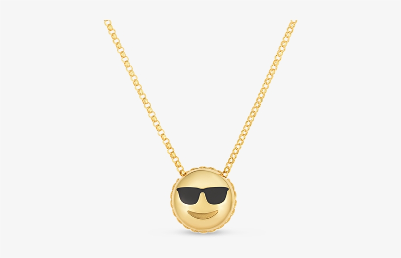 Roberto Coin Cool Emoji Pendant - Pendant, transparent png #2100653