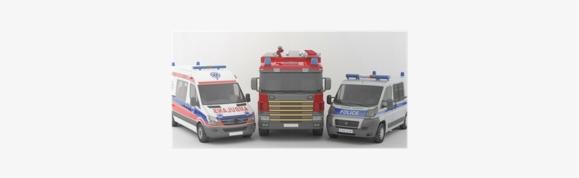 Ambulancia Policia Y Bomberos, transparent png #2100705