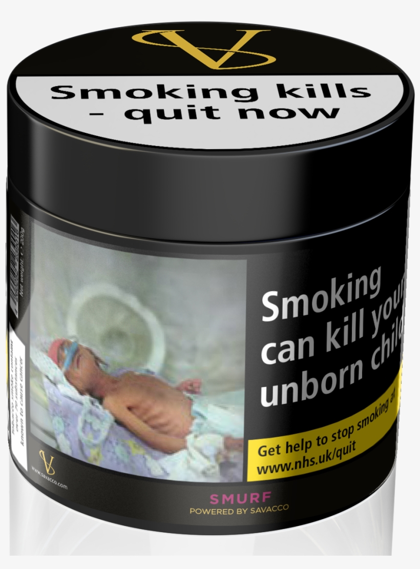 Savacco Hookah Tobacco Smurf - Box, transparent png #2100729