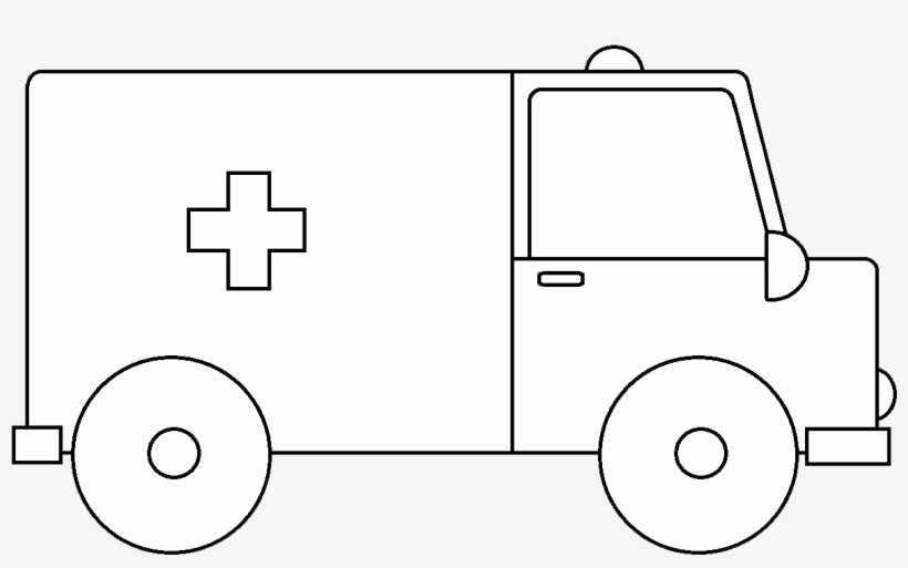 Graphics By Ruth - Ambulance Clipart Black Background, transparent png #2100824
