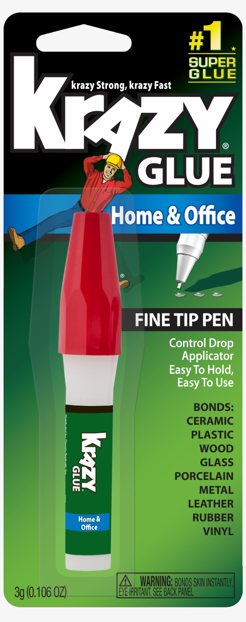 1 - Krazy Glue Strong Hold, transparent png #2101163