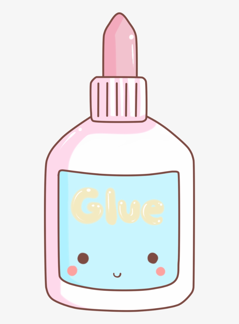 19-glue - Kawaii Glue Bottle Png, transparent png #2101499