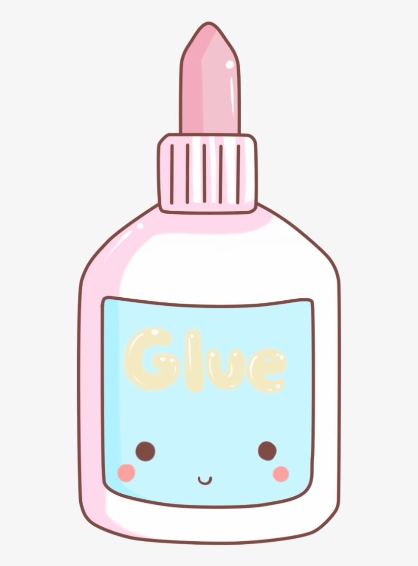 19-glue - Kawaii Glue Bottle Png - Free Transparent PNG Download - PNGkey