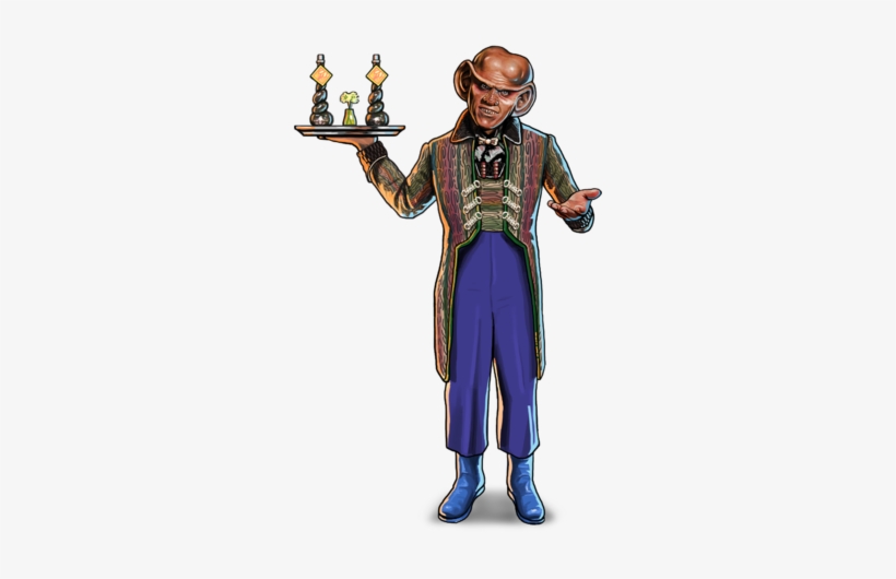 Bartender Quark Card, Bartender Quark - Quark Star Trek Timelines, transparent png #2101718