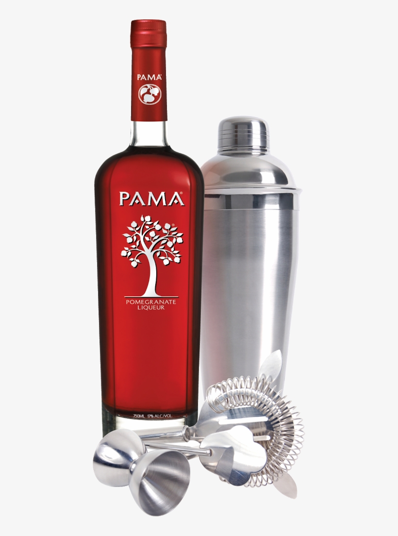 Enter Pama's Beyond The Glass Bartender Search For - Pama Pomegranate 70cl Bottle, transparent png #2101778