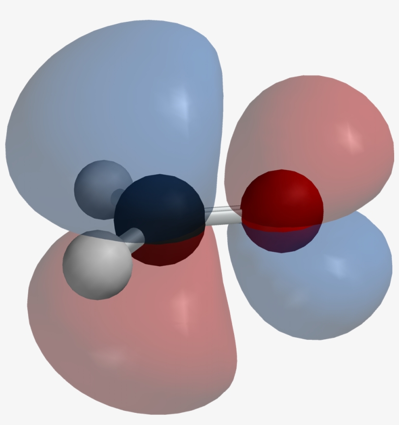 {{information <br /> Description = Ball And Stick Model - Molecular Orbitals Of Formaldehyde, transparent png #2102421