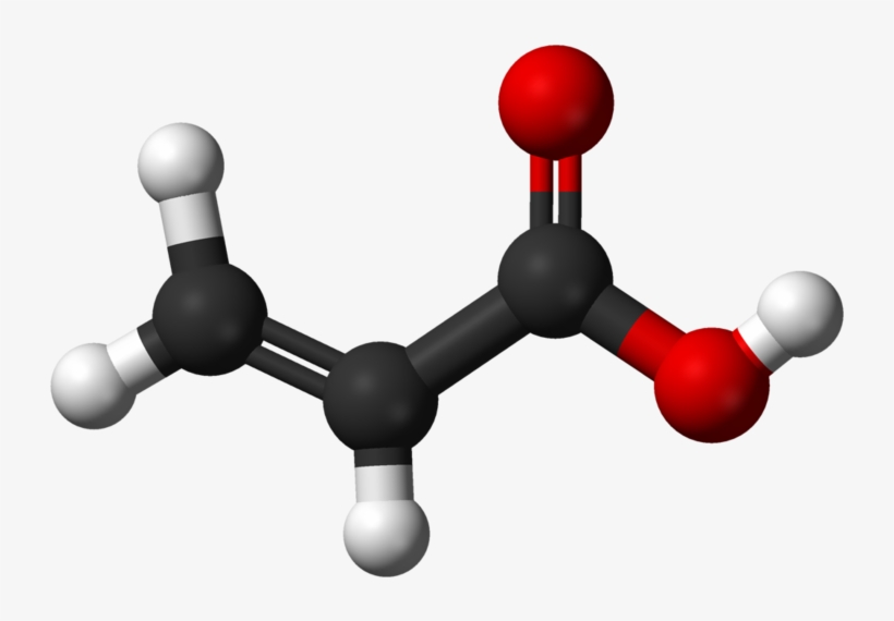 File - Acrylic Ac - Acrylic Acid 3d, transparent png #2102689