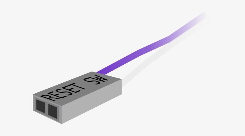 Free Vector Reset Switch Plug Clip Art - Power Switch, transparent png #2102824