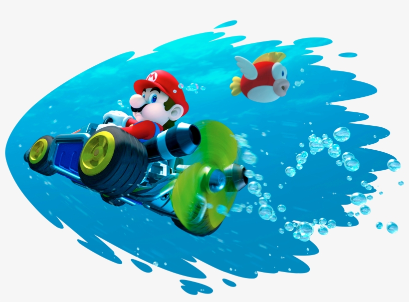Mario Kart 7 - Mario Kart 7 Art, transparent png #2103532