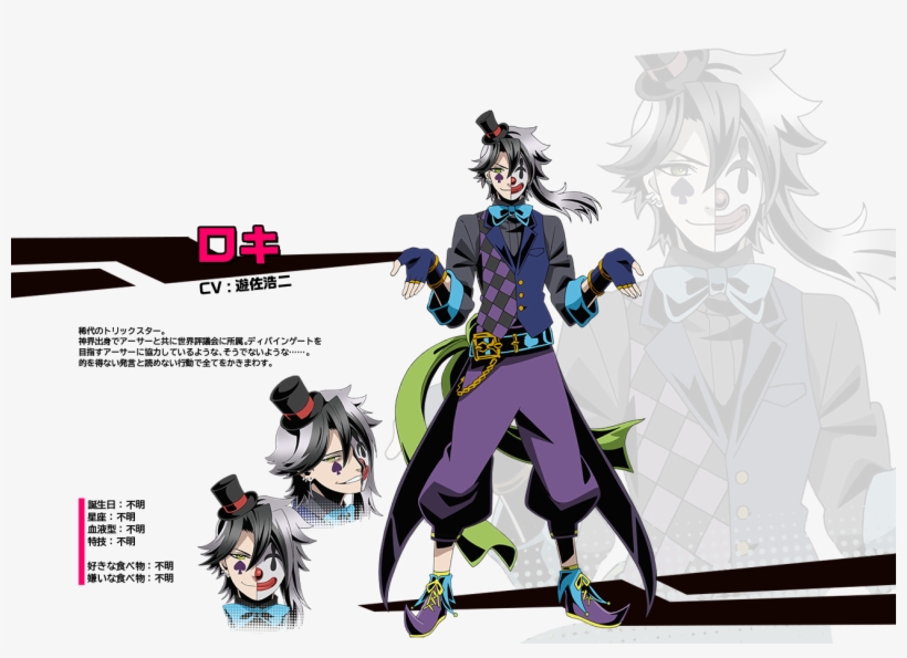 Loki-profile - Divine Gate Loki, transparent png #2103731