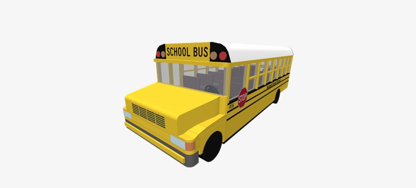 International 3800 - Roblox Ultimate Driving School Bus, transparent png #2103738