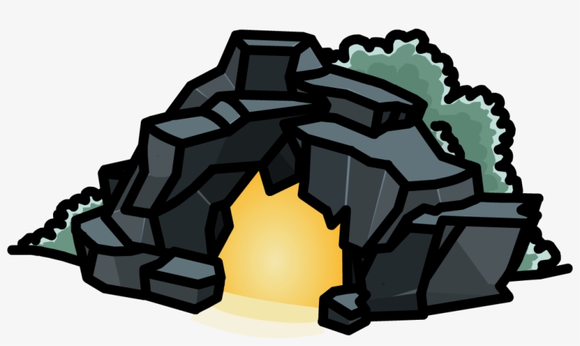 Puffle Cave - Club Penguin Cave Furniture, transparent png #2103918