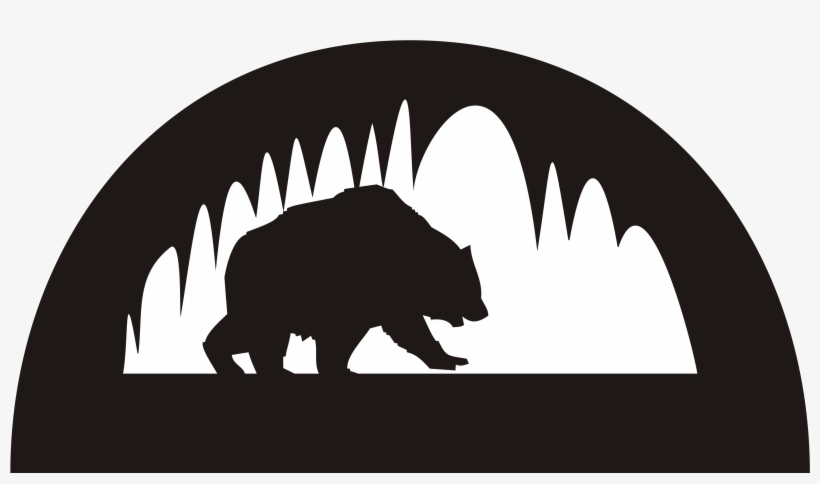 File - Bear Cave - Svg - Bear Cave Silhouette, transparent png #2103973