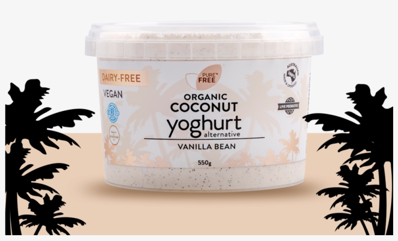 Vanilla - Organic Coconut Yoghurt Chocolate Mousse 550g, transparent png #2104401