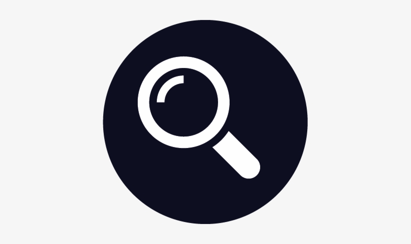 Our Main Qualities - Magnifying Glass White Icon, transparent png #2104448
