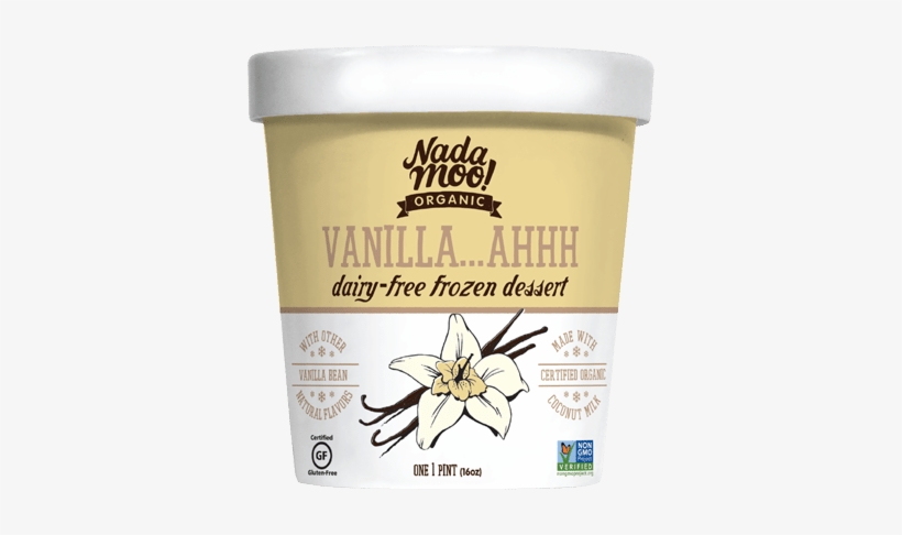 Nadamoo Ice Cream Vanilla, transparent png #2104563