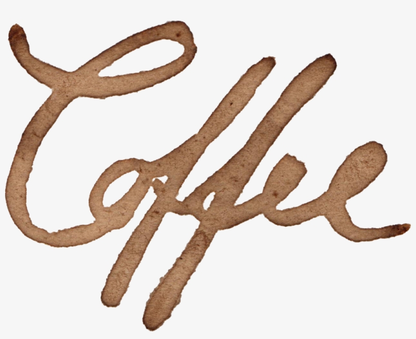Drawing Coffee Word - Coffee Overlays Transparent Png, transparent png #2104675