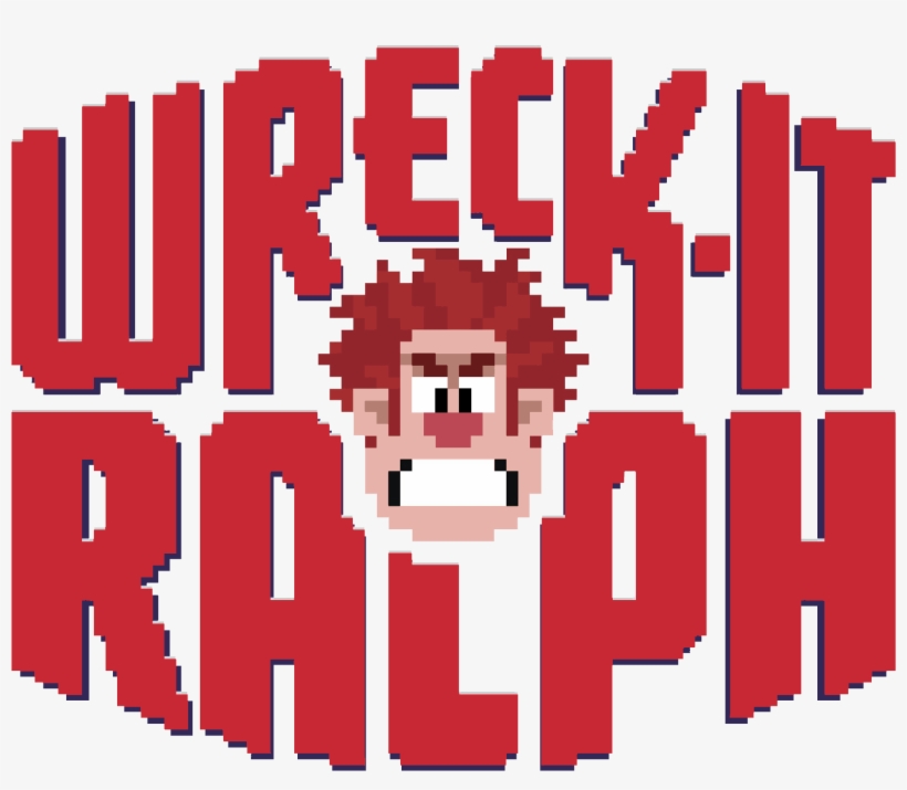 Wreck-it Ralph Logo - Wreck It Ralph Title, transparent png #2104701