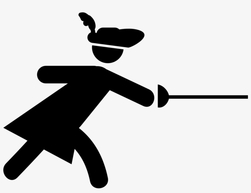 Medieval Fencing Comments - Sword Fighter Icon Png, transparent png #2104765