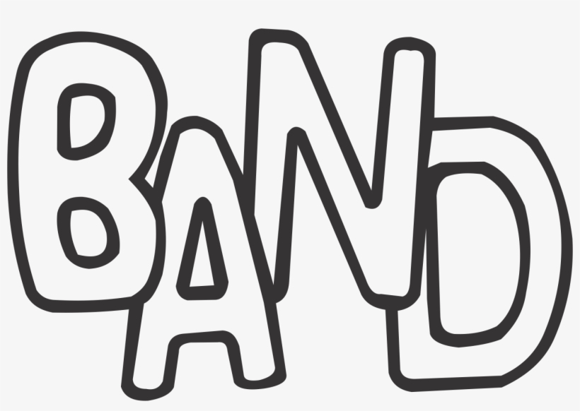 Band Crazy Word - Clip Art Band Word, transparent png #2105032