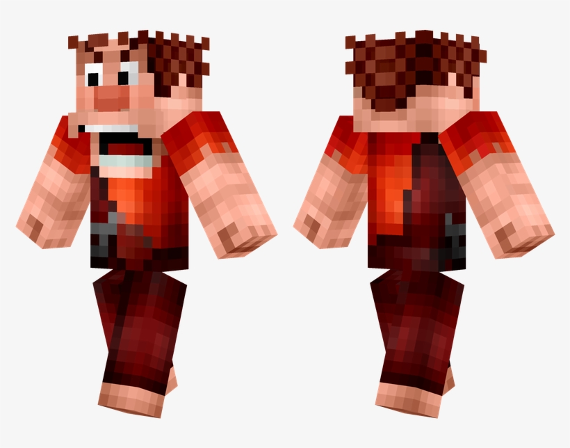 Wreck It Ralph - Movie Skins For Minecraft, transparent png #2105101