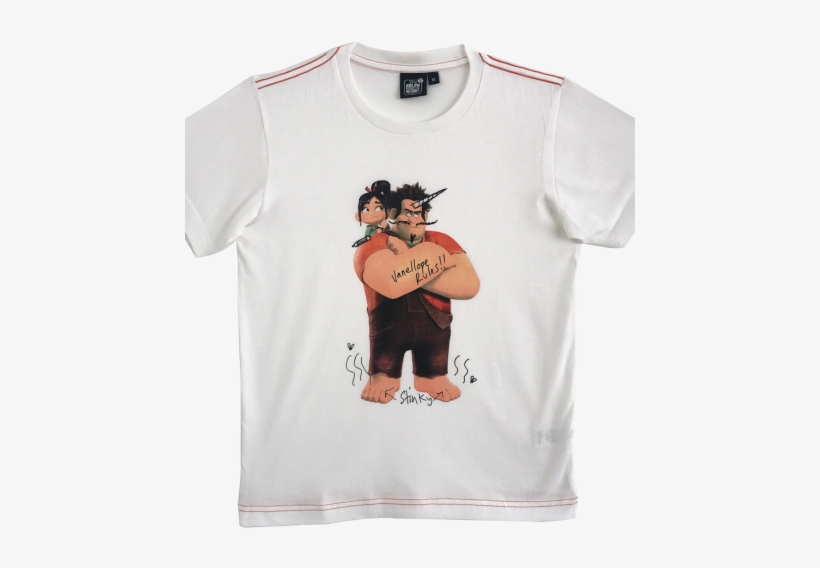 Wreck It Ralph 2 Graphic T-shirt - Wreck It Ralph Peel & Stick Giant Wall Decals, transparent png #2105342