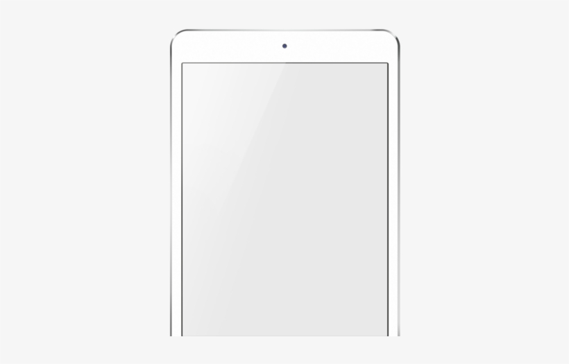 White Ipad Png - Ipad Mini White Template, transparent png #2106057
