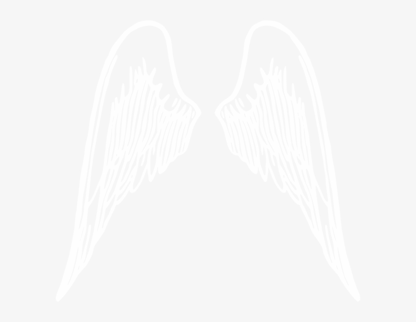 White Outline Wings Png, transparent png #2106101
