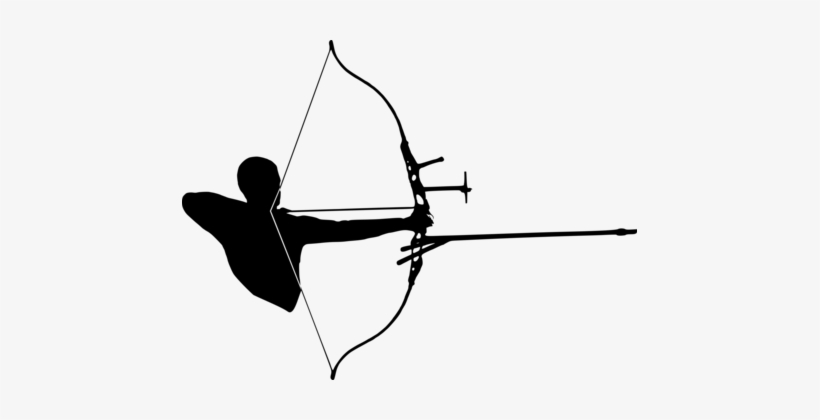 Target Archery Bow And Arrow Recurve Bow Bowhunting - Archery Arrow Bow Crossbow Target Sports Basic Tees, transparent png #2106309