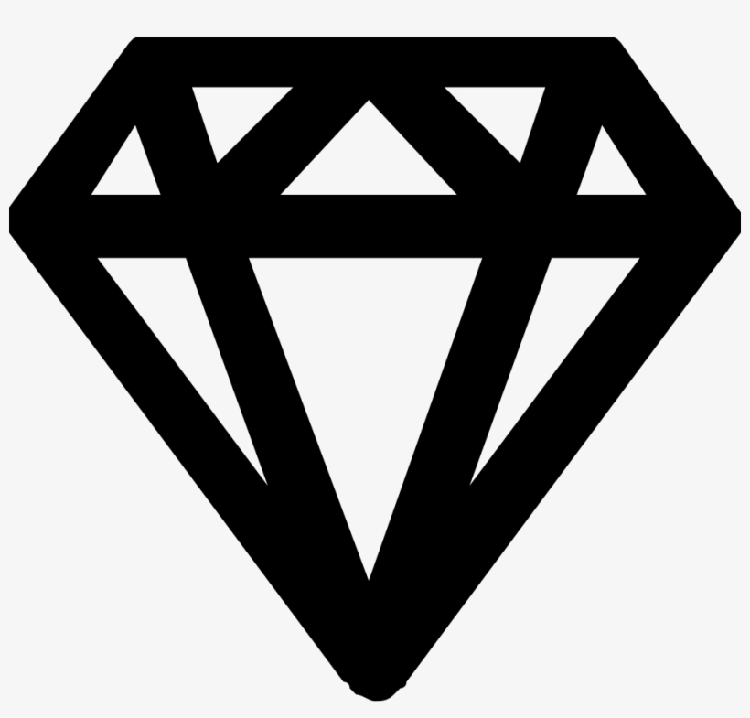 Gem Comments - Getekende Diamant, transparent png #2106481