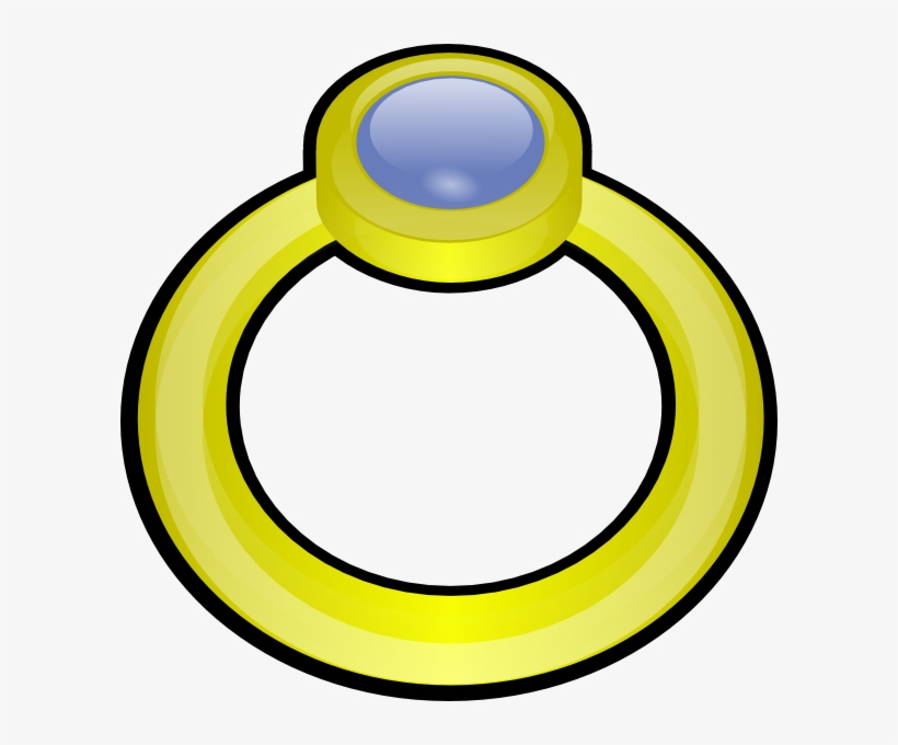 How To Set Use Golden Ring With Gem Svg Vector, transparent png #2106527