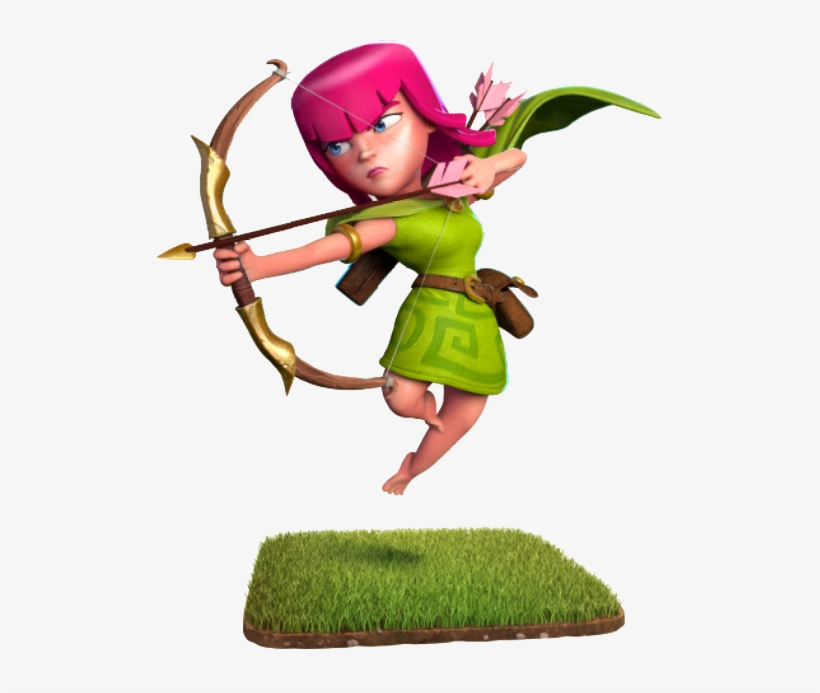 Clash Of Clans Clipart Archer - Clash Of Clans Characters, transparent png #2106555