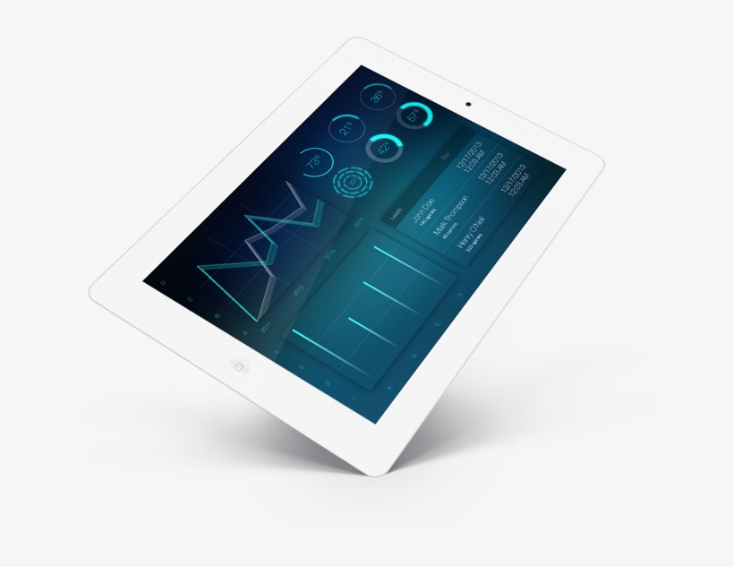 Ipad White Angle - Bioimpedancia, transparent png #2106726