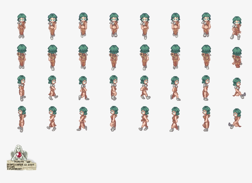 Graphics Sprites Woasprite - 2d Game Character Png, transparent png #2106860