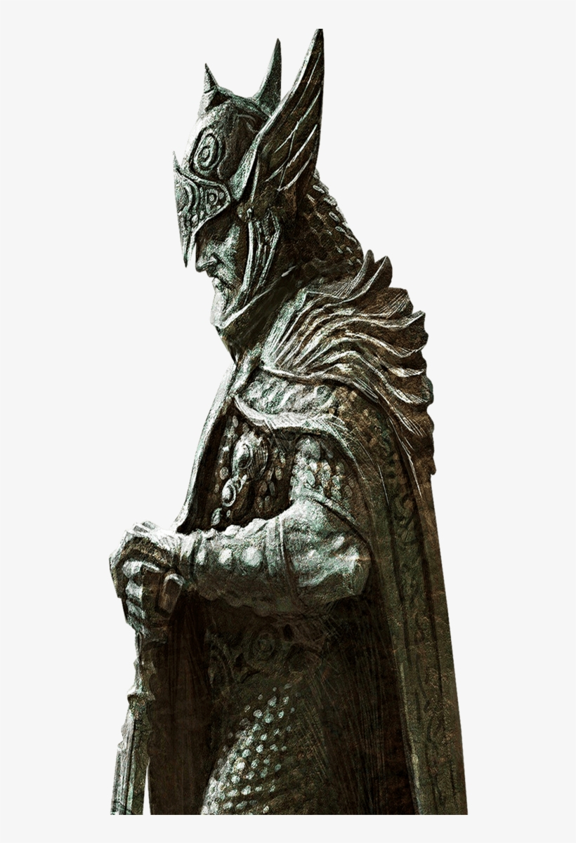 Elder Scrolls Skyrim Statue Side View Png - Elder Scrolls Png, transparent png #2106993