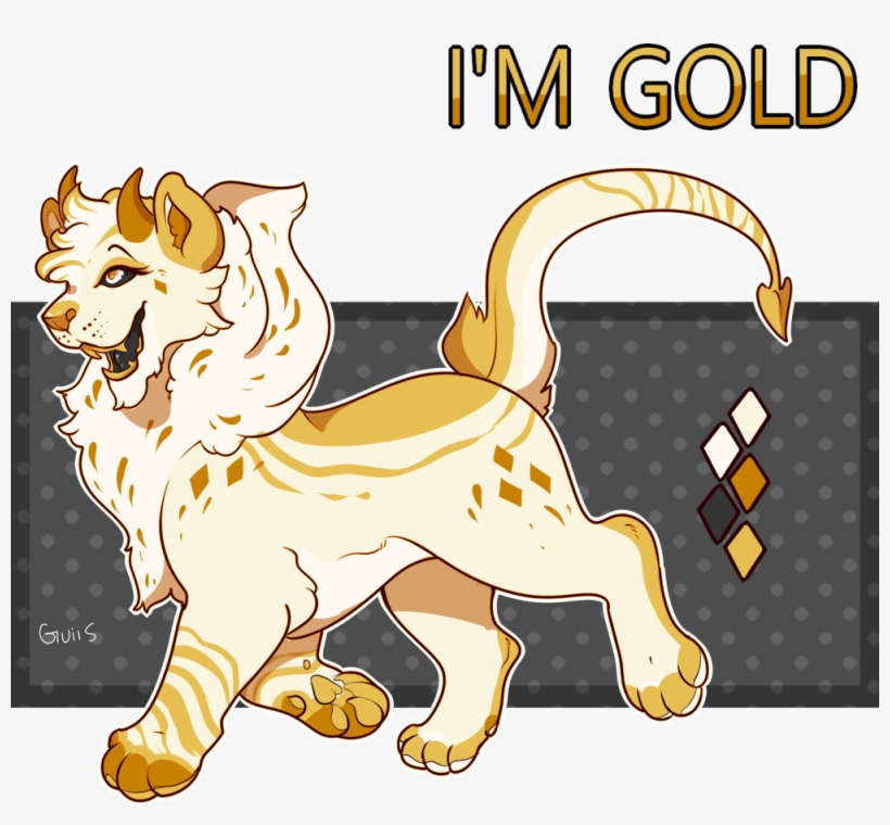 [flatsale Closed] I'm Gold Lioness Adoptable - Lioness Adoptables, transparent png #2107387