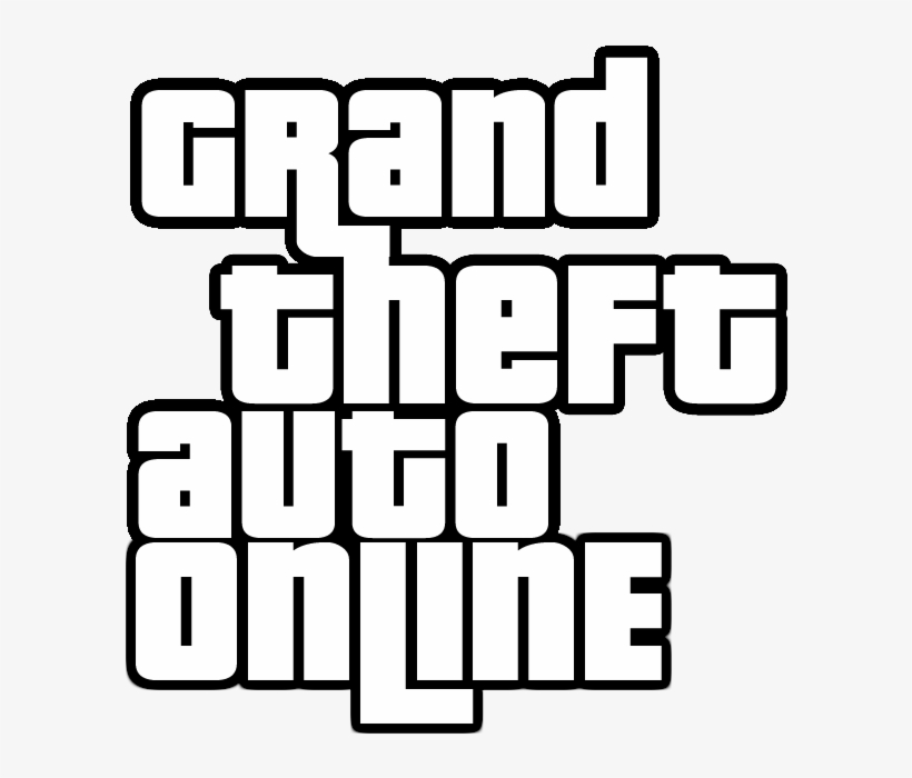 Online Logo - Grand Theft Auto Title, transparent png #2107425