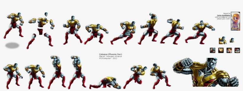Click To View Full Size - Marvel Avengers Alliance Colossus, transparent png #2107485